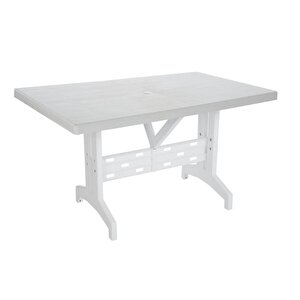 Sy-2575 Beyaz Dikdörtgen Plastik Masa 70x120cm