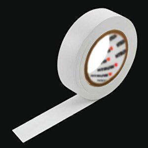 Beyaz Elektrikçi Bandı İzole Elektirik Bant Elektrik Bandı Pvc 9 Metre 19 Mm