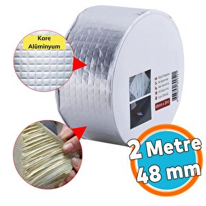 İzolasyon Ses Su Yalıtım Çamur Bant Çatı Tamir Sakız Bandı Gri 48 Mm X 2 Metre 1 Adet
