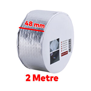 İzolasyon Ses Su Yalıtım Çamur Bant Çatı Tamir Sakız Bandı Gri 48 Mm X 2 Metre 1 Adet
