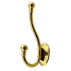 Vestiyer Portmanto Dolap Askılık Askılığı Duvar Banyo Mutfak Elbise Askısı Gold Altın Askı