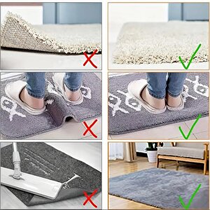 Halı Kilim Paspas Kaymaz Bant 48 Mm X 5 Mt Çift Taraflı Yapışkan Toplanma Önleyici Bandı 2 Adet