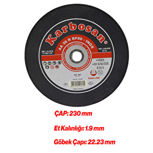 Metal Kesici Taş Disk Taşlama Spiral Demir Kesme Diski 230x1.9x22.23 Mm