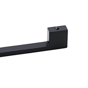 Mobilya Mutfak Çekmece Dolap Dolabı Kapak Kulbu Kulpu 12.8 Cm Kulp 128 Mm Mat Siyah Metal