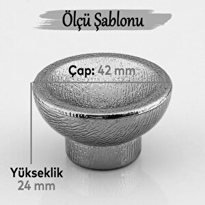 Mobilya Mutfak Dolap Dolabı Çekmece Kulpu Kulbu Plastik Altın Tek Vida Gümüş Düğme Kulp Krom