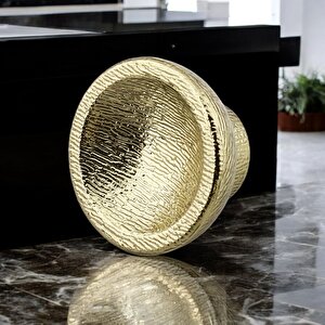 Mobilya Mutfak Dolap Dolabı Çekmece Kulpu Kulbu Plastik Altın Tek Vida Altın Kulp Düğme Gold