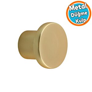 Mobilya Mutfak Çekmece Dolabı Dolap Kulpu Kulbu Metal Kulp Gold Altın Kulp Düğme Tek Vidalı