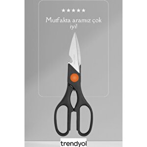 Çok Amaçlı Mutfak Makası Siyah