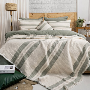 Schafer Home Enza Çeyiz Seti 8 Parça-yeşil