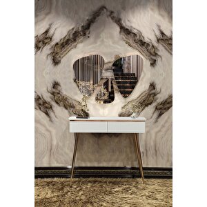 Bi̇anco Lake Dresuar Set Beyaz-rose Gold