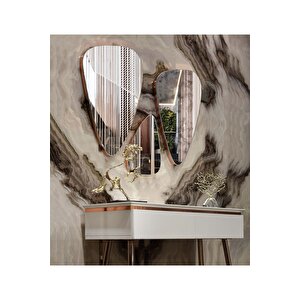Bi̇anco Lake Dresuar Set Beyaz-rose Gold