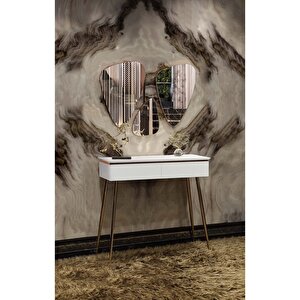 Bi̇anco Lake Dresuar Set Beyaz-rose Gold