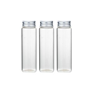 Metal Çevir Aç Kapaklı Cam Baharatlık Saklama Kabı 3 Adet-160 Ml
