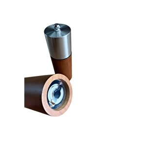 Akasya Komple Ahşap Gövdeli Tuz Karabiber Değirmeni Baharat Öğütücüsü 16 Cm - 2 Adet - 374