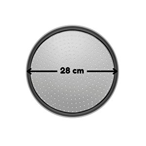 Mor Hamur Açma Matı 45 X 65 Cm, 28 Cm Pizza Tepsisi Ve Ahşap Uzun Saplı Hamur Ve Pizza Kesici