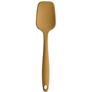 Büyük Boy Yanmaz Yapışmaz Silikon Düz Spatula Sarı 2 Adet