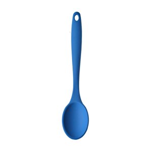 Mavi Silikon Kaşık Büyük Boy Yanmaz Yapışmaz Silikon Kaşık Mavi 27 Cm - 1 Adet
