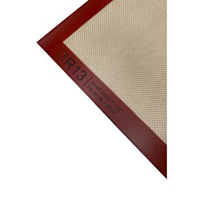 Isıya Dayanıklı Hamur Pişirme Altlığı Ve Ölçülü Hamur Açma Matı 45 Cm X 65 Cm Pembe