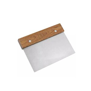 Mor Ölçülü Hamur Açma Matı 45 X 65 Cm Ve Paslanmaz Çelik Ahşap Saplı Hamur Kesici Kazıyıcı Spatula