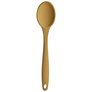 Büyük Boy Yanmaz Silikon Spatula Ve Kaşık Seti 3 Model - Spatula Kaşık Sarı 3'lü Set
