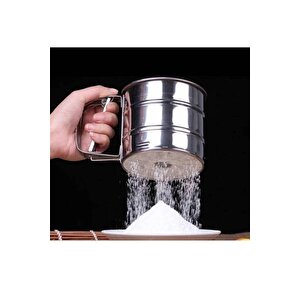 Ölçülü Çok Amaçlı Hamur Açma Matı 45 Cm X 65 Cm, Çelik Un Eleği Ve Hamur Şekillendirme Seti 3 Lü