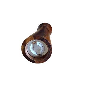 Akasya Komple Ahşap Gövdeli Tuz Karabiber Değirmeni Baharat Öğütücüsü 16 Cm - 2 Adet - 395