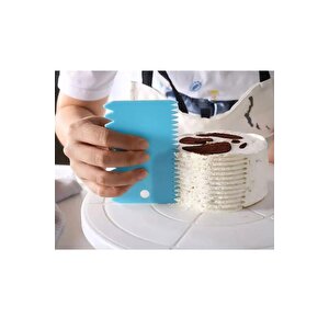 Hamur Şekillendirici,kazıyıcı,kesici 3'lü Hamur Şekillendirici Yardımcı Set