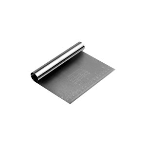 Ölçülü Komple Çelik Büyük Boy Hamur Kesme Spatulası