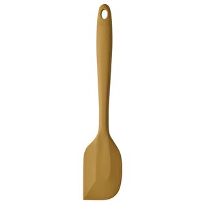 Büyük Boy Yanmaz Yapışmaz Mavi-sarı Yassı Ve Yeşil Silikon Düz Spatula Seti 3 Adet