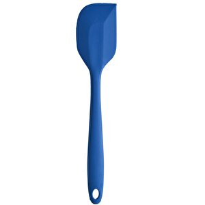 Büyük Boy Yanmaz Yapışmaz Mavi-sarı Yassı Ve Yeşil Silikon Düz Spatula Seti 3 Adet