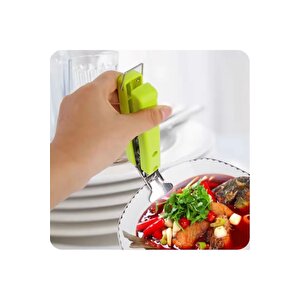 Tava Tencere Tabak Tutacacağı Kase Tutacak Servis Tabak Tutma Aparatı Pratik Tutucu Maşa-yeşil