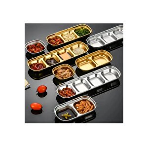 Metal Gold Tekli - Mini Salata, Kahve Lokumluk, Sunum Kasesi, Sosluk, Çerezlik, Kahvaltılık -12 Adet