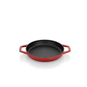 Guss Chef Döküm Sahan Çift Kulplu 22 Cm 1 Parça-kırmızı