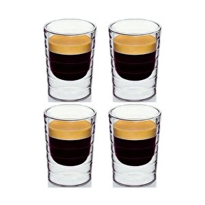 Yeni Stil Ekspresso Fincanı, Çay,meşrubat,latte,kahve Bardağı 160 Ml 4 Adet - 2916