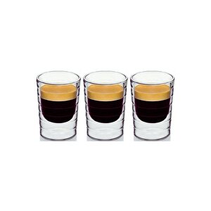 Yeni Stil Espresso Fincanı, Çay, Meşrubat, Latte, Kahve Bardağı 160 Ml - 3 Adet - 2916