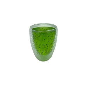 Çift Cidarlı Buzlu Kahve,latte,çay Bardağı Seti -300 Ml Cam Kupa Seti 3 Adet 2221