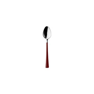 Gümüş Bordo Çay Ve Kahve Kaşığı 6 Adet, Kutulu, Paslanmaz Çelik 18/10 Çay Kaşığı Seti