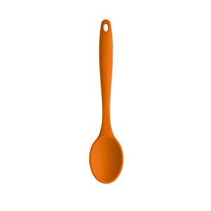 Büyük Boy Yanmaz Yapışmaz Silikon Turuncu Kaşık 3’lü Set