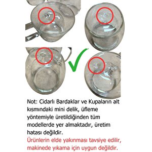 Bambu Tabaklı Çift Cidarlı Türk Kahvesi Fincanı 6 Adet
