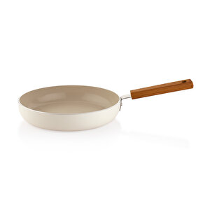 Ceramoni Seramik Tava 26 Cm-krem
