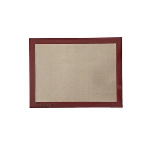1. Sınıf Isıya Dayanıklı Hamur Pişirme Altlığı Ve Ölçülü Mor Hamur Açma Matı 45 Cm X 65 Cm