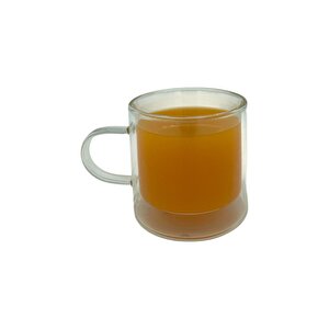 Çift Cidarlı Kahve,latte,çay Bardağı Seti -250 Ml Cam Kupa Seti 6 Adet 2128