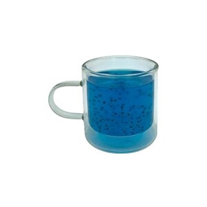 Çift Cidarlı Kahve,latte,çay Bardağı Seti -250 Ml Cam Kupa Seti 3 Adet 2128