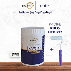 Eser Boya İksir Su Bazlı Evsel Dönüşüm Boyası 1 Litre Beyazın Büyüsü (mobi̇lya - Fayans - Tezgah - Dolap- Plasti̇k - Cam) Kırık Beyaz