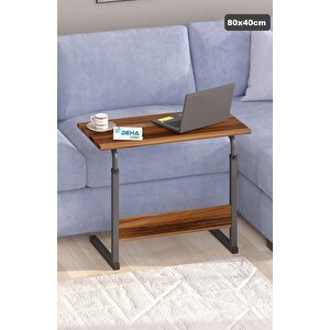 80x40 Yükseklik Ayarlı Çalışma Masası Dikiş Masası Hasta Yemek Masası Laptop Sehpası