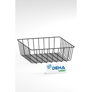 Tel Sepet Xl Mutfak Banyo Makyaj Düzenleyici Organizer Dolap İçi Düzenleyici Çok Amaçlı Sepet