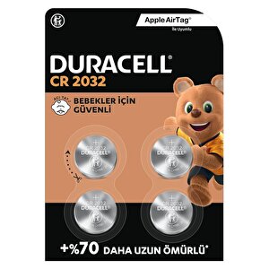 Cr 2032 Lityum Düğme Pil (4’lü Paket) 3v, (cr2032)