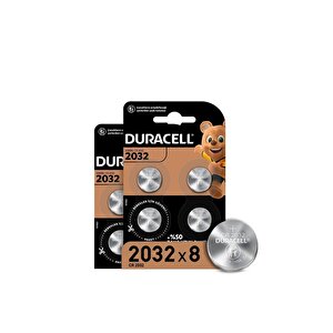 Özel 2032 Lityum Düğme Pil 3v (cr2032), 8’li Paket