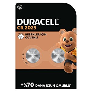 2025 Lityum Düğme Piller 3v (2’li Paket) - %70’e Kadar Daha Uzun Ömür - Bebek Güvenlik Tek