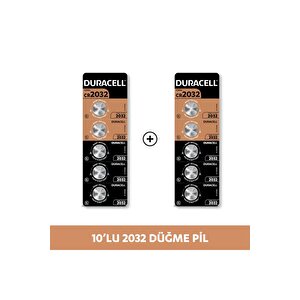 Özel 2032 Lityum Düğme Pil 3v (cr2032), 10’lu Paket